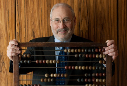 Professor Stiglitz med sit værktøj Foto: CC