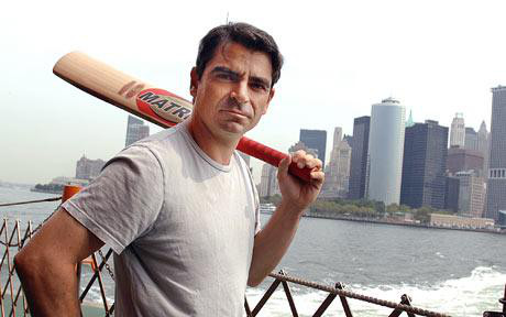 Joseph O'Neill, cricket bat og New York