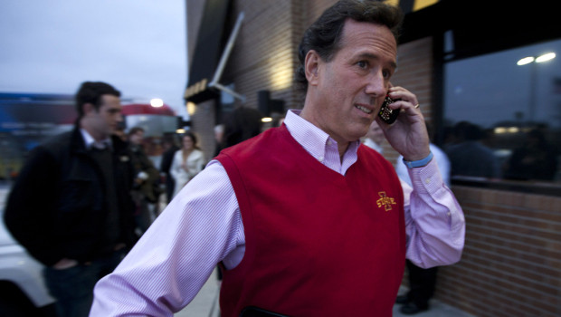 Rick Santorum er ikke et etableret navn – hverken på modeblogs eller i den republikanske top. Alligevel udfordrer han Romney.