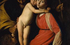 Kristendommen tilbyder et alternativt tankegods til tidens vækstparadigme, mener Rosa. Her er det Caravaggios 'Den hellige familie med spædbarnet Johannes Døberen' fra ca. 1603.