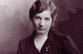 Den svenske forfatter Elin Wägner (1882—1949) i 1910erne. Ukendt fotograf, Albert Bonniers Förlag.