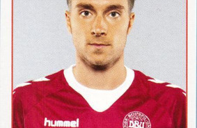 Guldklumpen Christian Eriksen som klistermærke