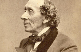 H. C. Andersen fotograferet af Thora Hallager i 1869.
