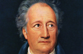Johann Wolfgang von Goethe. Malet af Josef Stieler i 1828.