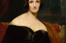 Portræt af Mary Wollenstonecraft Shelley. Malet af Richard Rothwell.